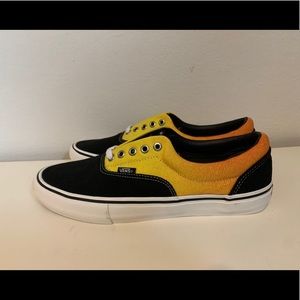 Vans Fade Era Pro Black/ Orange Skate Shoes NWOT